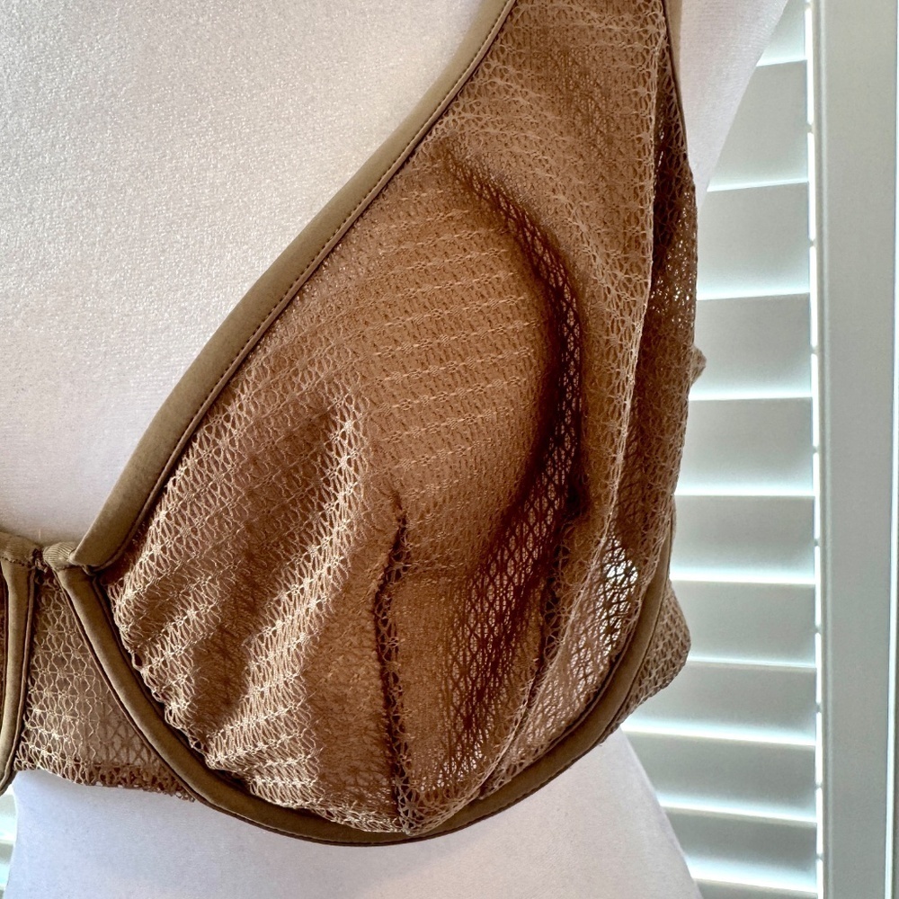 Third Love Unlined Modern Mesh Scoop Bra 40B - Picture 4 of 9